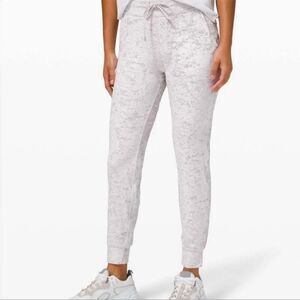 LULULEMON | Ready To Crush Chrome Velvet Joggers Drawstring Waist Women’s Size 6